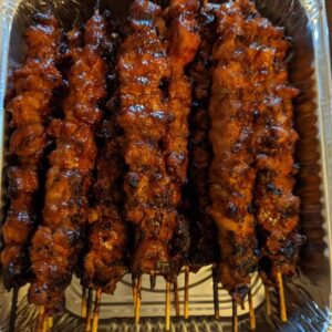 bbq chicken skewers