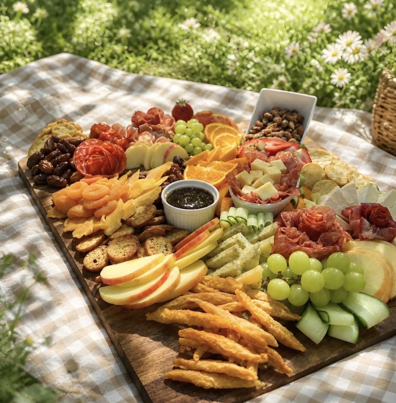 Buffet catering display — Maria Fusion Bites, Burnaby BC